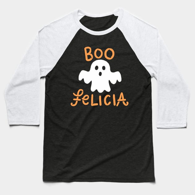 Boo Halloween Spirit Baseball T-Shirt by Tatjana  Horvatić